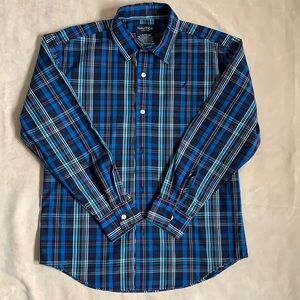 Nautical, young men’s button down shirt